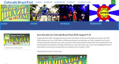 Desktop Screenshot of coloradobrazilfest.com