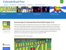 Tablet Screenshot of coloradobrazilfest.com